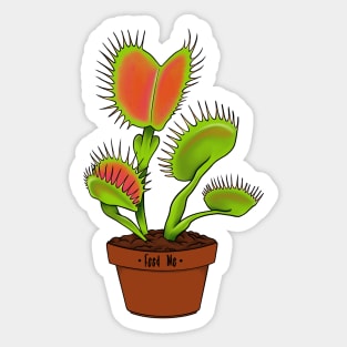 Botanical plant Carnivorous Plant Dionaea Musciplua | Venus Fly Trap Sticker